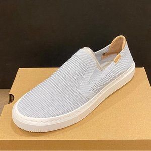 UGG Alameda Sammy Silver Smoke Slip On Flats Sneakers Shoes Multi Size New
